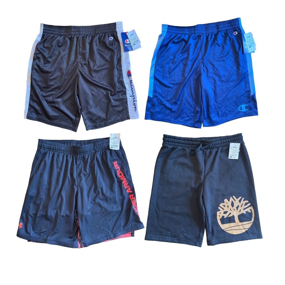 NEW Boy's Active Shorts - 4 Pack - XL 14-16